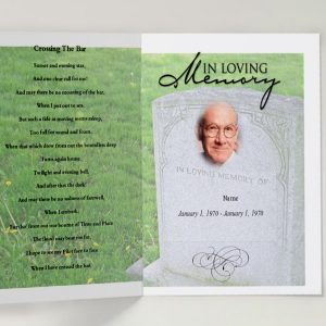 Grassland funeral template