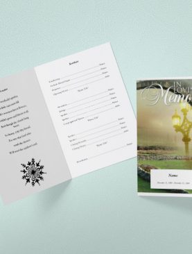 Welfare Funeral Program Template