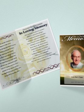 Cloud Land Funeral Program