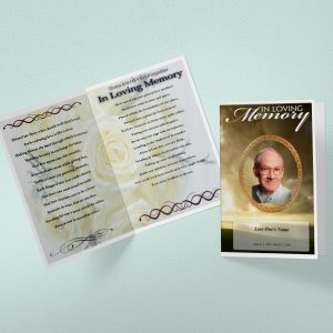 Cloud Land Funeral Program