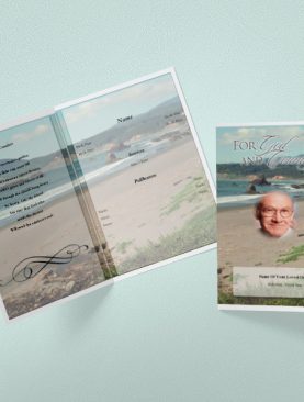 Fortune Funeral Program Word Template