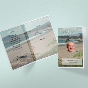 Fortune Funeral Program Template