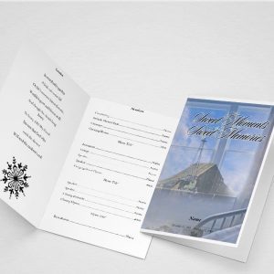 Comforting Funeral Program Template