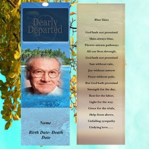 Funeral Bookmarks