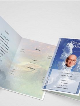 Memorandum Funeral Program Word Template