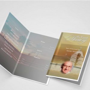 Plushy Funeral Program Template