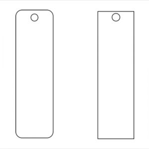 Blank Funeral Bookmark Template