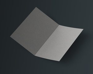 Blank Funeral Program Template Half Page