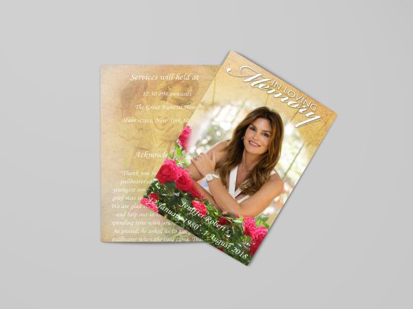 women-special-funeral-program-template-back-front