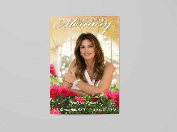 women-special-funeral-program-template-front
