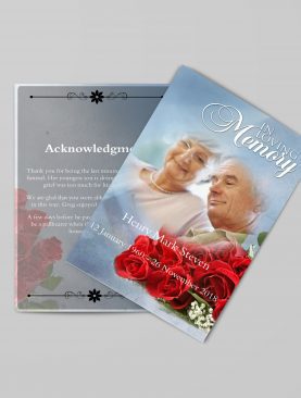Decent Funeral Program Template