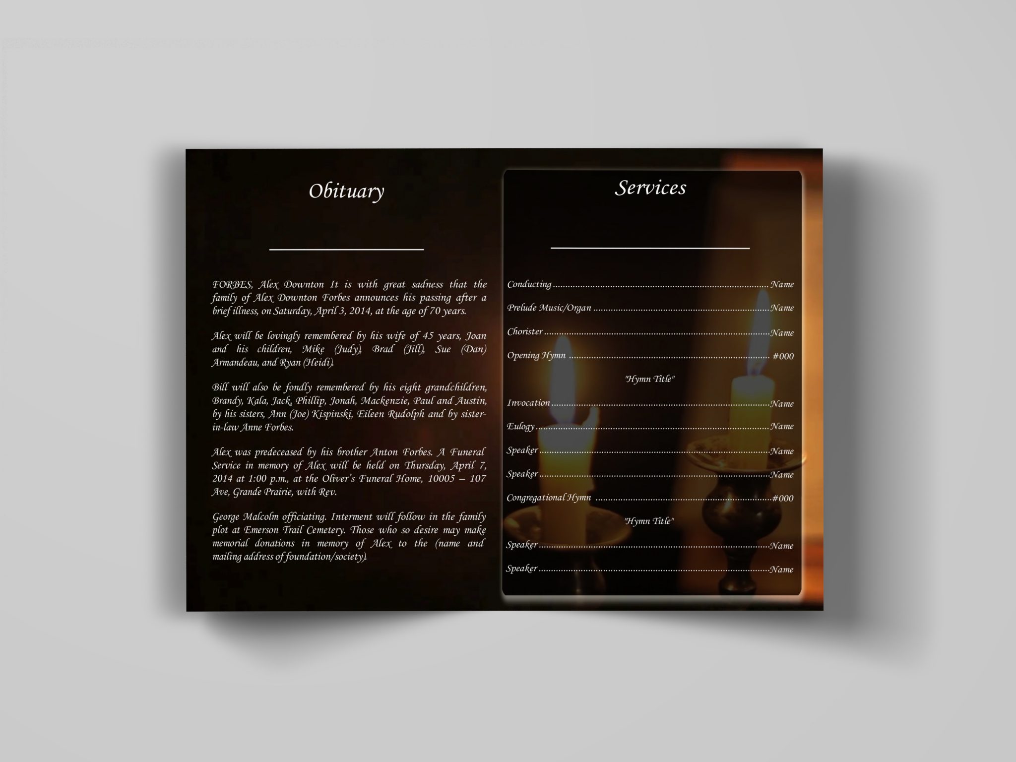 bible funeral program template stylish inside bible funeral program template stylish inside