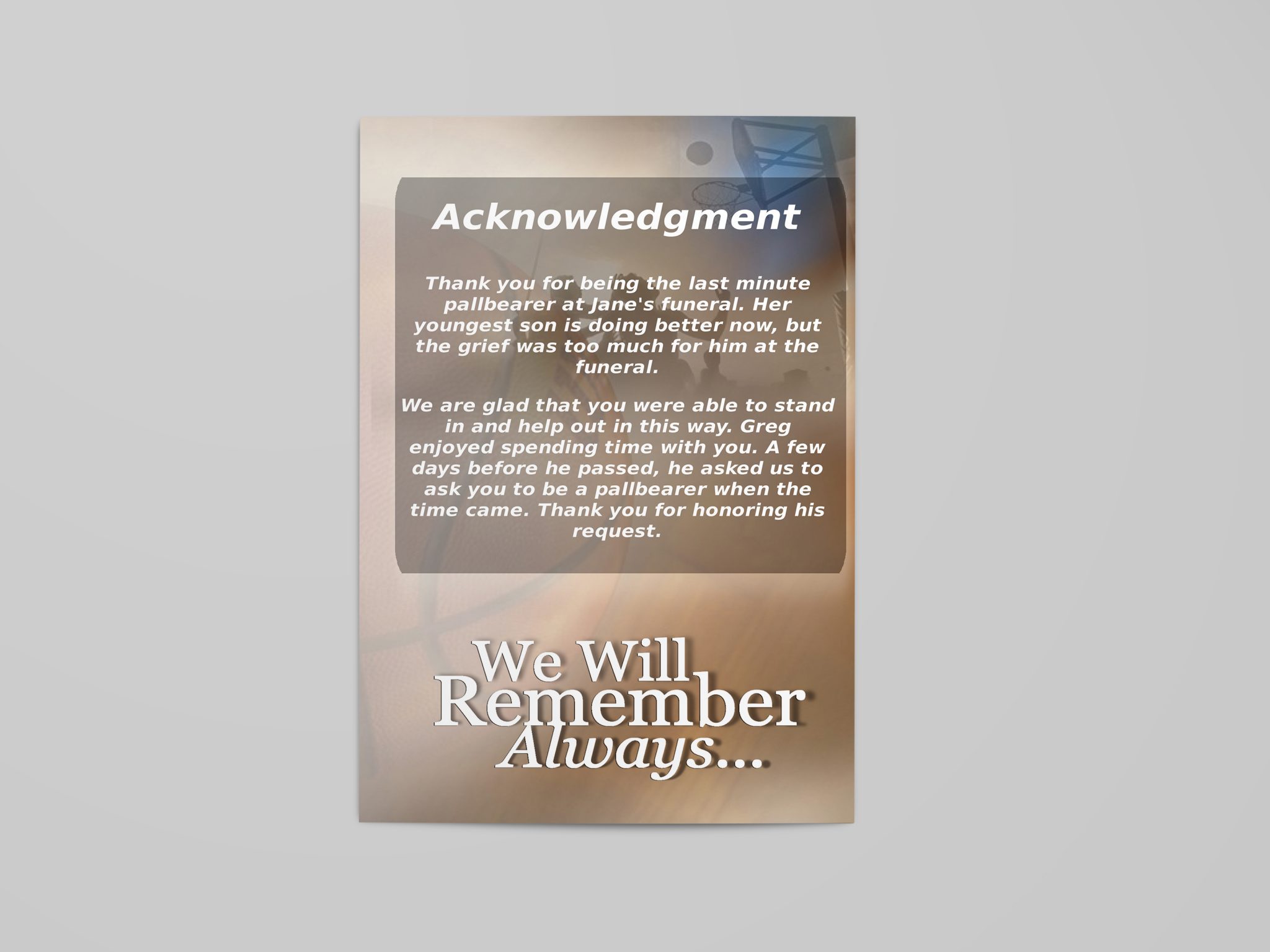 sports theme funeral program template back simple sports theme funeral program template back simple