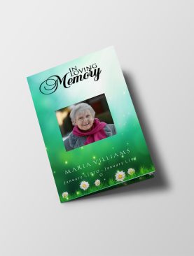 Holy Call Funeral Program Template