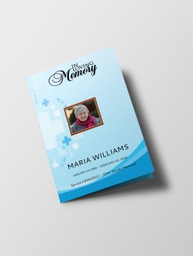 Medical Special Funeral Program Template